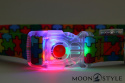 Moon Style - Obroża z klamrą LED - Moon Puzzle - 20mm