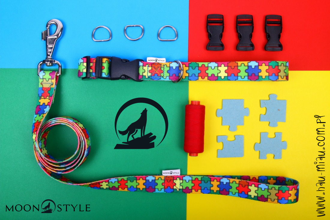 Moon Style - Szelki dla psa - GUARD - Moon Puzzle - 30mm Moon Style - Szelki dla psa - GUARD - Moon Puzzle - 30mm