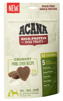 Acana - Przysmak - Crunchy Pork Liver - WIEPRZOWINA - 100g