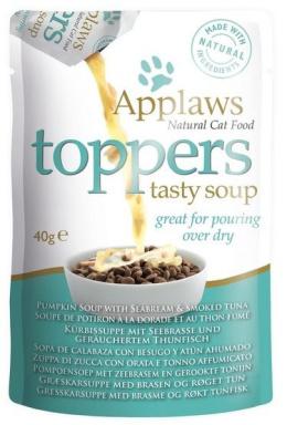 Applaws - Topper Soup - Zupa Dynia z leszczem i tuńczykiem - 3x40g