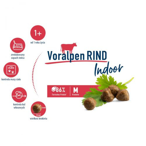 Happy Cat - Indoor Adult Voralpen Rind - WOŁOWINA - 1,3 KG Happy Cat - Indoor Adult Voralpen Rind - WOŁOWINA - 1,3 KG