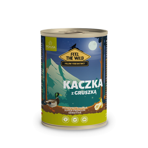 Pokusa - Feel The Wild - KACZKA Z GRUSZKĄ - 400g Pokusa - Feel The Wild - KACZKA Z GRUSZKĄ - 400g