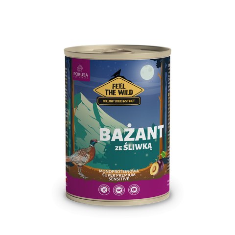 Pokusa - Feel The Wild - BAŻANT ZE ŚLIWKĄ - 400g Pokusa - Feel The Wild - BAŻANT ZE ŚLIWKĄ - 400g