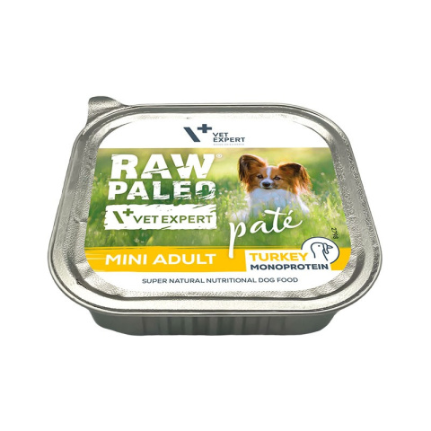 Raw Paleo - Pate Mini Adult Turkey - INDYK - 150g Raw Paleo - Pate Mini Adult Turkey - INDYK - 150g