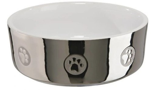 Trixie - Ceramiczna miska z motywem łapek - 1,5L Trixie - Ceramiczna miska z motywem łapek - 1,5L