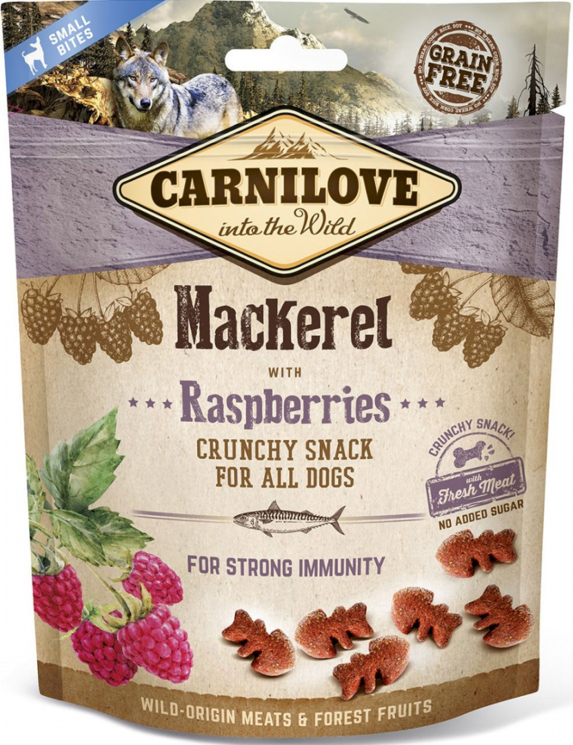 Carnilove - Przysmak - MAKRELA Z MALINAMI - 200g Carnilove - Przysmak - MAKRELA Z MALINAMI - 200g