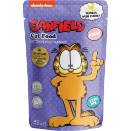Garfield - Mokra karma dla dorosłych kotów - KURCZAK - 85g