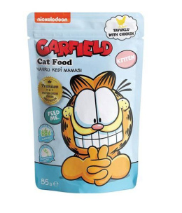 Garfield - Kitten mokra karma dla młodych kotów - KURCZAK - 85g