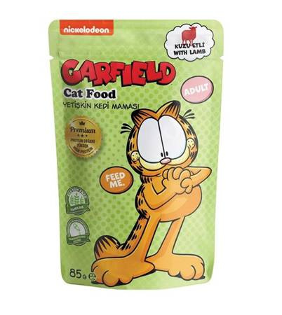 Garfield - Mokra karma dla dorosłych kotów - JAGNIĘCINA - 85g