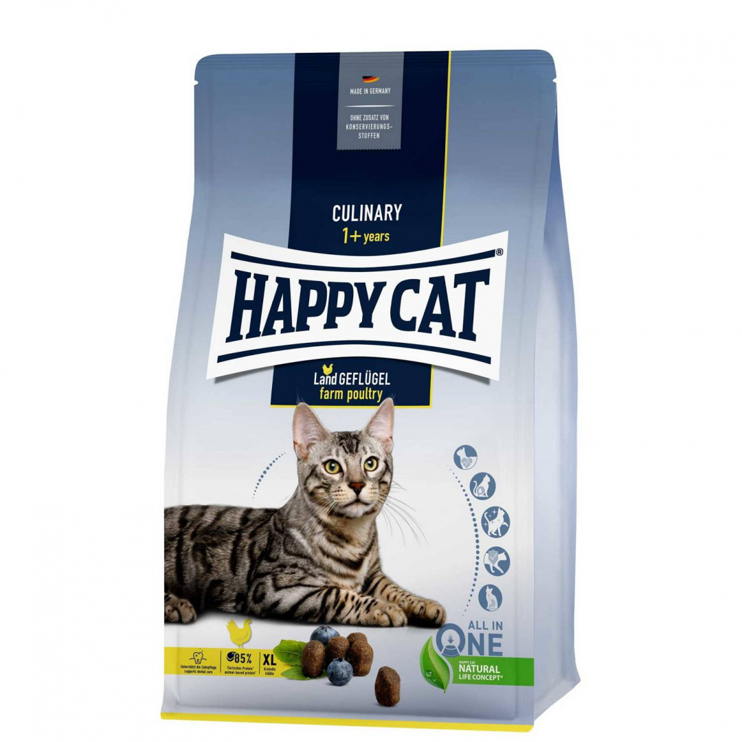 Happy Cat - Culinary Grainfree Adult Farm Poultry - KURCZAK - 4 KG