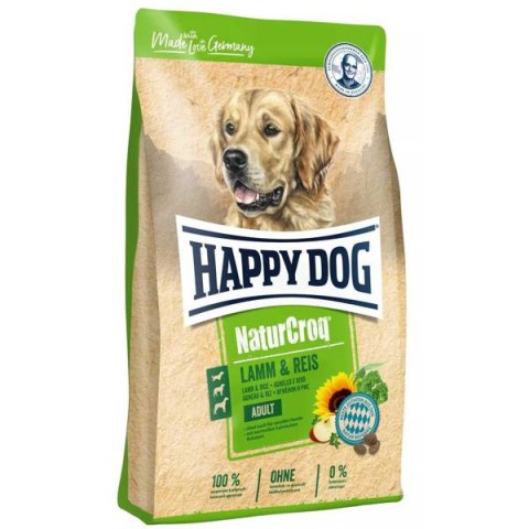 Happy Dog - NaturCroq Lamm & Reis - JAGNIĘCINA i RYŻ - 15 KG Happy Dog - NaturCroq Lamm & Reis - JAGNIĘCINA i RYŻ - 15 KG