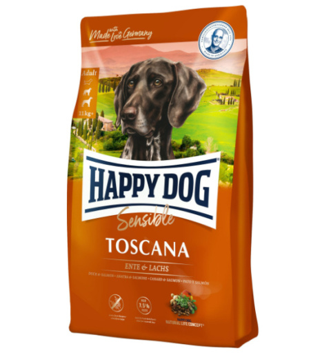Happy Dog - Supreme Sensible Toscana - KACZKA i ŁOSOŚ - 12,5 KG Happy Dog - Supreme Sensible Toscana - KACZKA i ŁOSOŚ - 12,5 KG
