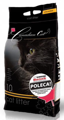 Canadian Cat - UNSCENTED - Żwirek bentonitowy bezzapachowy - 10 L