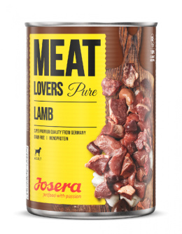 Josera - Meat Lovers Pure Monobiałkowa - JAGNIĘCINA - Zestaw 24 x 400g