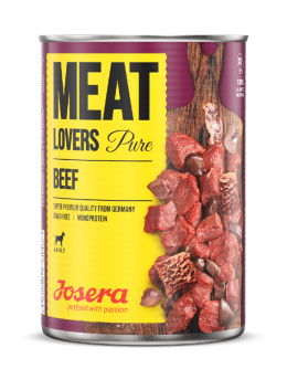 Josera - Meat Lovers Pure Monobiałkowa - WOŁOWINA - Zestaw 24 x 400g