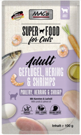 Mac's - Cat Herring and Shrimps - ŚLEDŹ I KREWETKI - 100g