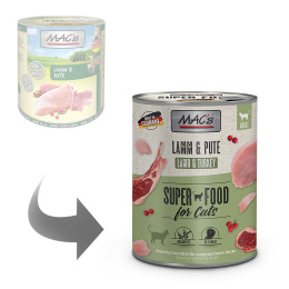 Mac's - Cat Lamm & Pute - JAGNIĘCINA I INDYK - Wrażliwy układ pokarmowy - 400g