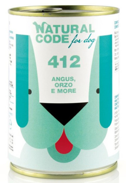 Natural Code - 412 - WOŁOWINA ANGUS, JEŻYNY i JĘCZMIEŃ - 400g