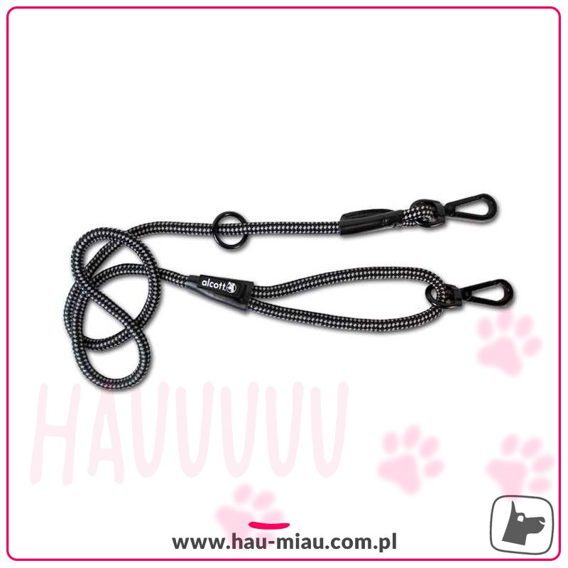 Alcott - Smyczz dwoma karabińczykami - 120 cm Alcott - Smyczz dwoma karabińczykami - 120 cm