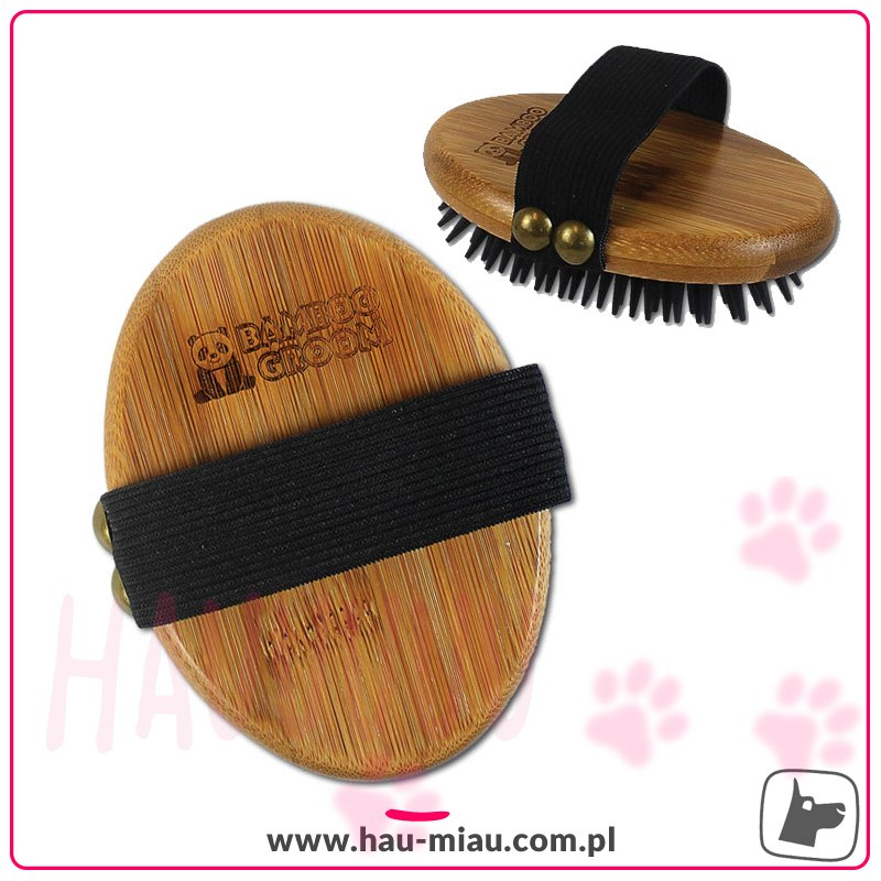 Bamboo Groom - Gumowa szczotka na dłoń Bamboo Groom - Gumowa szczotka na dłoń