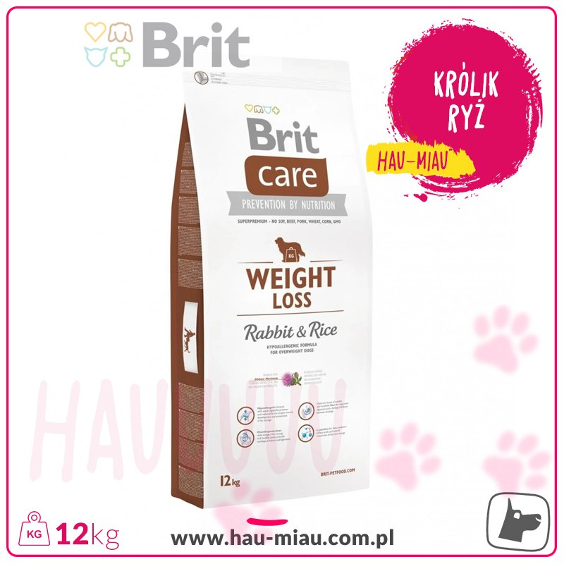 Brit Care - Weight Loss - KRÓLIK & RYŻ - 12 KG Brit Care - Weight Loss - KRÓLIK & RYŻ - 12 KG