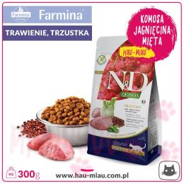 Farmina - N&D - QUINOA Cat Digestion - JAGNIĘCINA & KOMOSA & KOPER & MIĘTA - 300g - Trawienie & Trzustka