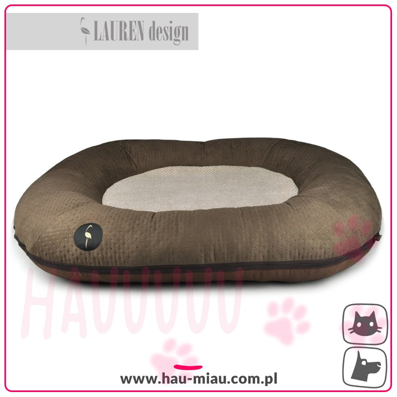 Lauren Design - Legowisko Ponton Rico 100x80 cm - Beżowy Lauren Design - Legowisko Ponton Rico 100x80 cm - Beżowy