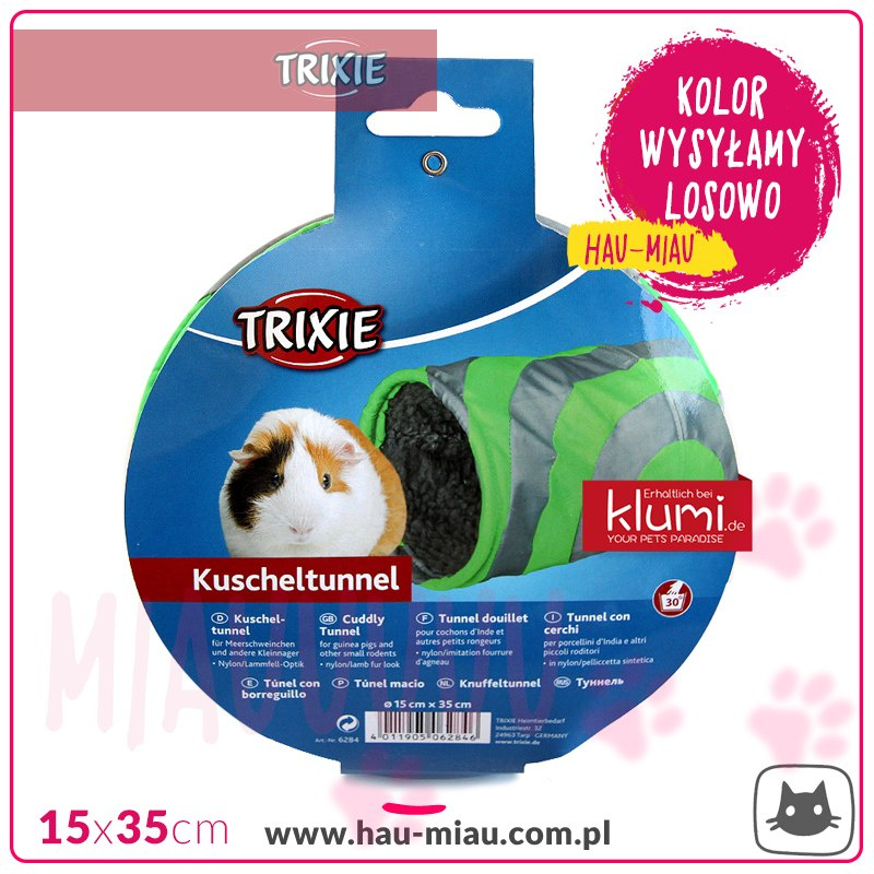 Trixie - Tunel dla gryzoni - Legowisko - 35x15 cm Trixie - Tunel dla gryzoni - Legowisko - 35x15 cm