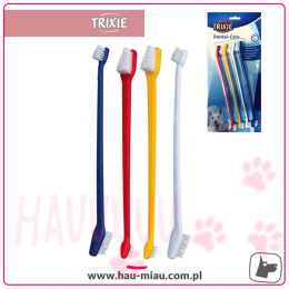Trixie - Dwustronne szczoteczki do zębów dla psa - 4 szt.