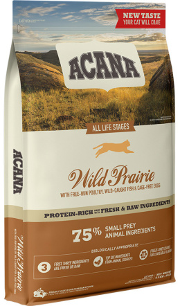 Acana - Wild Prairie Cat - DRÓB, RYBY, JAJKO - 4,5 KG