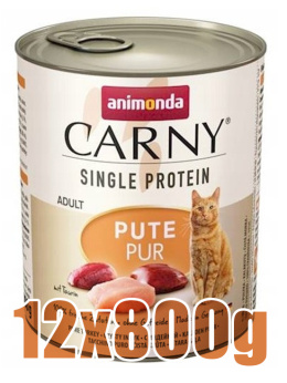 Animonda - Carny Single Protein - INDYK - Zestaw 12x800g
