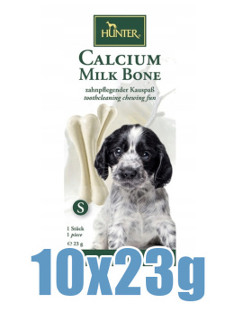 Hunter - Calcium Milk Bone - Kość z wapniem - Zestaw 10 x 23g