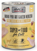 Mac's - Cat Huhn Pur mit Ganzen Geflugelherzen - KURCZAK I CAŁE SERCA DROBIOWE - Zestaw 12x800g