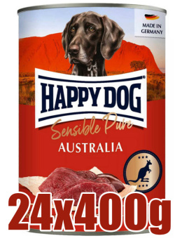 Happy Dog - Supreme Sensible Pure Australia - KANGUR - Zestaw 24 x 400g