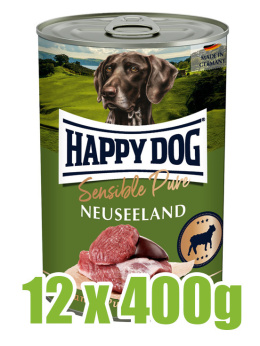 Happy Dog - Supreme Sensible Pure - JAGNIĘCINA - Zestaw 12 x 400g