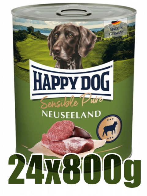Happy Dog - Supreme Sensible Pure - JAGNIĘCINA - Zestaw 24 x 800g
