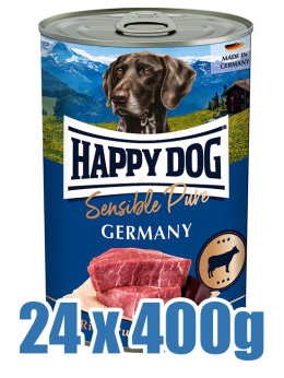 Happy Dog - Supreme Sensible Rind Pure Germany - WOŁOWINA - Zestaw 24 x 400g
