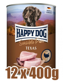 Happy Dog - Supreme Sensible Pure Texas - INDYK - Zestaw 12 x 400g