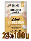 Mac's - Cat Duck & Shrimps - KACZKA i KREWETKI - Zestaw 24 x 100g
