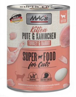 Mac's - Cat Kitten Pute & Kaninchen - INDYK i KRÓLIK - 800g