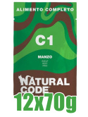 Natural Code - C1 - Monobiałkowa - WOŁOWINA - Zestaw 12 x 70g