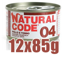 Natural Code - 04 - KURCZAK I TUŃCZYK - Zestaw 12 x 85g