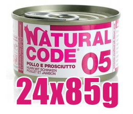 Natural Code - 05 - KURCZAK I SZYNKA - Zestaw 24 x 85g