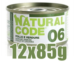 Natural Code - 06 - KURCZAK I WARZYWA - Zestaw 12 x 85g