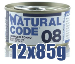 Natural Code - 08 - KAWAŁKI TUŃCZYKA - Zestaw 12 x 85g