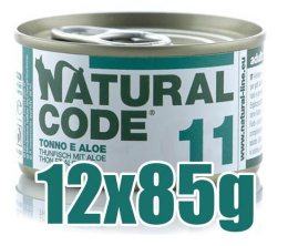 Natural Code - 11 - TUŃCZYK i ALOES - Zestaw 12 x 85g