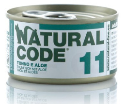 Natural Code - 11 - TUŃCZYK i ALOES - Zestaw 24 x 85g