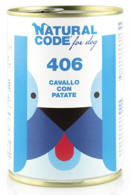 Natural Code - 406 - KONINA i ZIEMNIAKI - Zestaw 24 x 400g