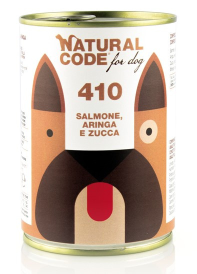 Natural Code - 410 - ŁOSOŚ, ŚLEDŹ i DYNIA - Zestaw 12 x 400g Natural Code - 410 - ŁOSOŚ, ŚLEDŹ i DYNIA - Zestaw 12 x 400g