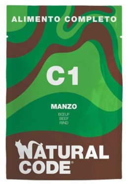 Natural Code - C1 - Monobiałkowa - WOŁOWINA - Zestaw 24 x 70g